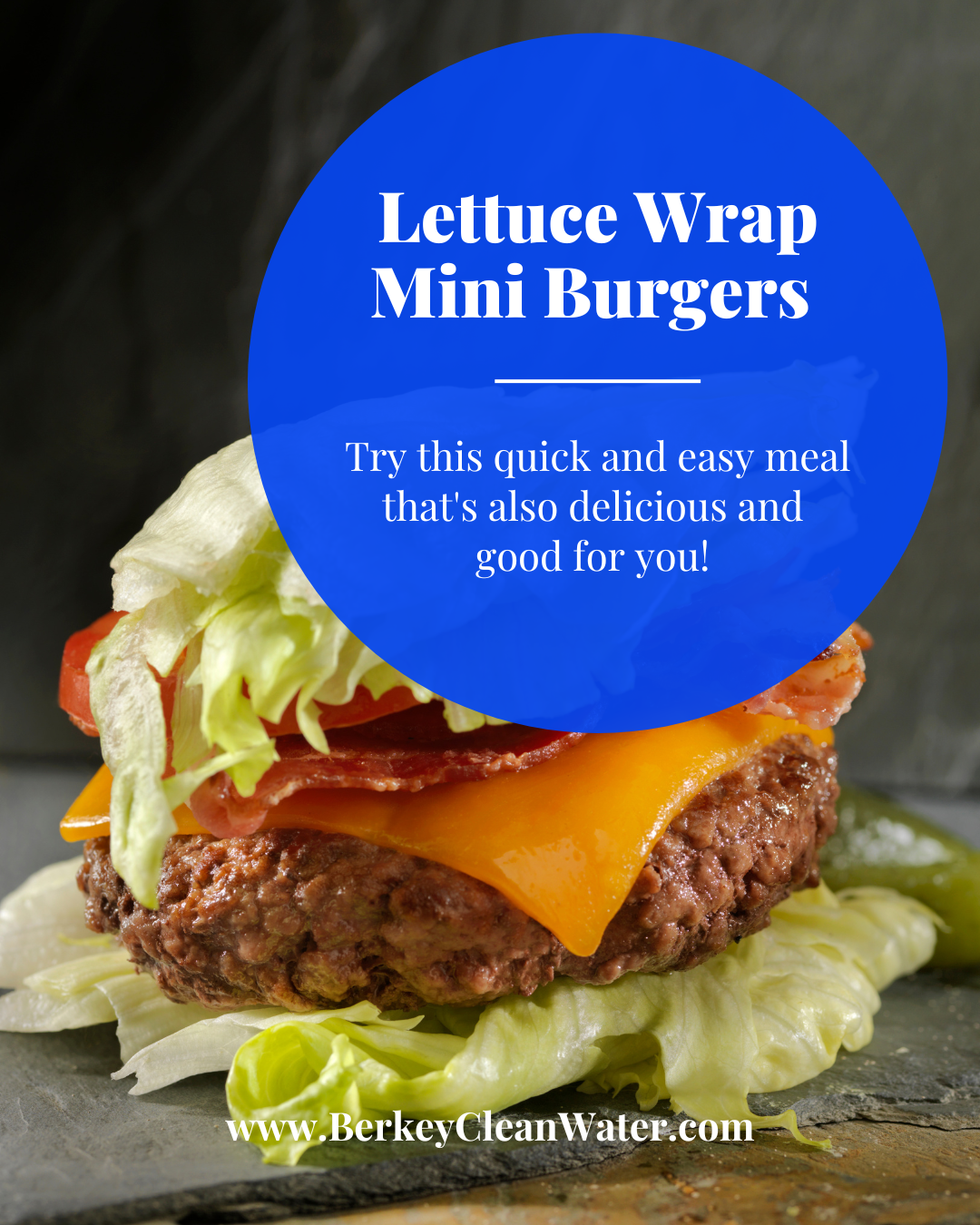 Easy Slider Recipe - Lettuce Wrap Mini Burgers