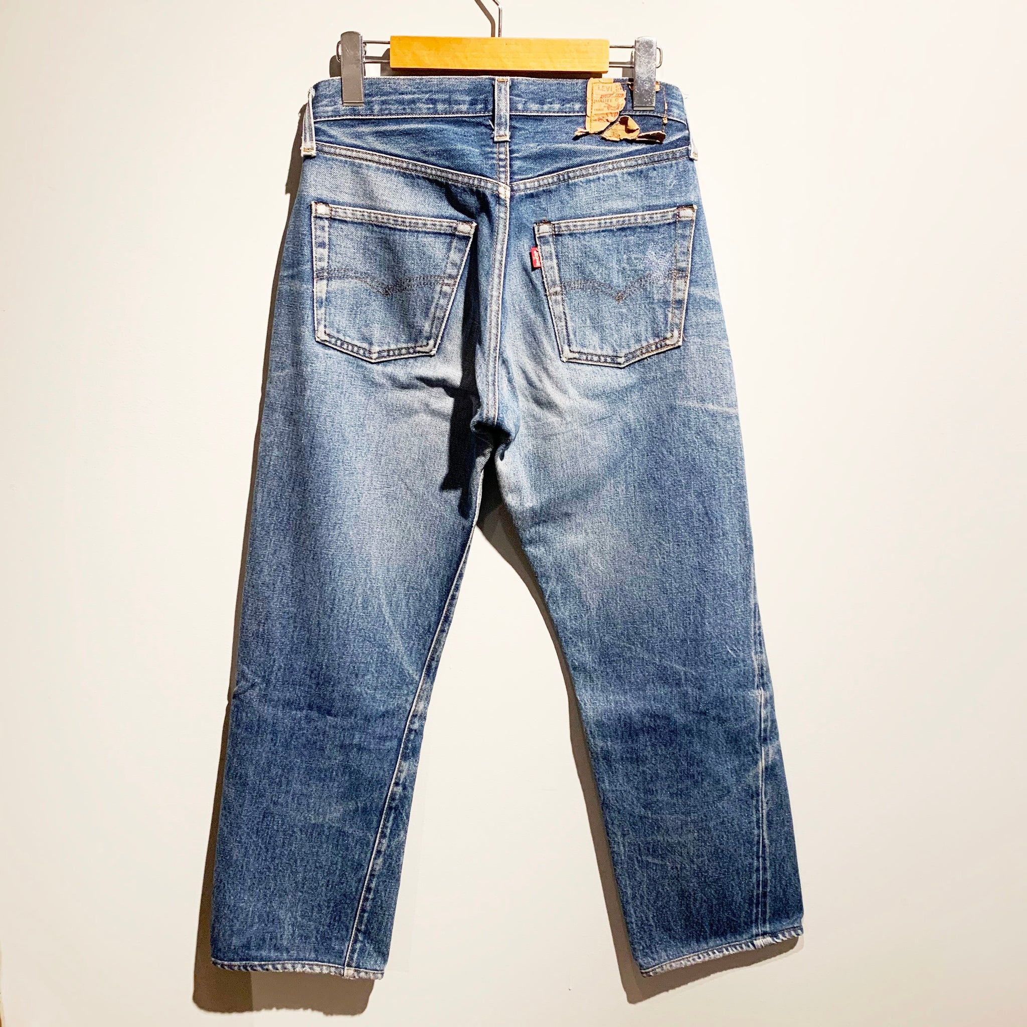 Levi's リーバイス 501 デニムパンツ 赤耳 ボタン裏524 80s