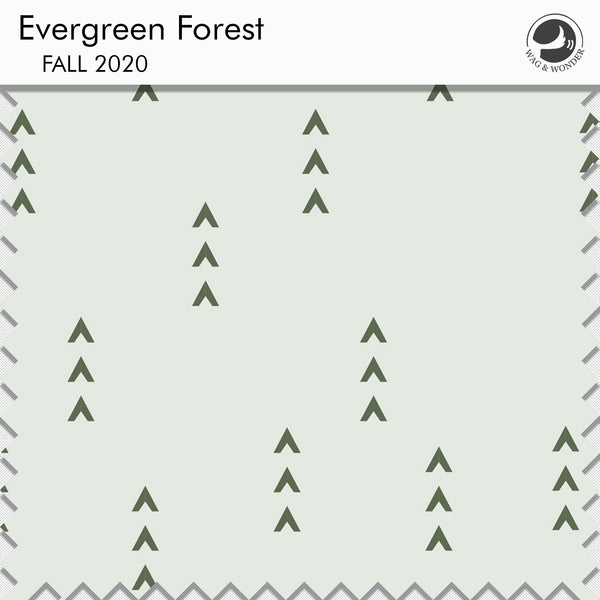 Evergreen Forest Fabric Swatch from Fall 2020 Collection