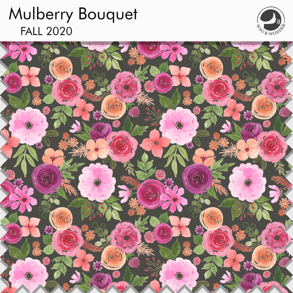 Mulberry Bouquet Fabric Swatch from Fall 2020