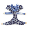 Woodland Foliage Reversible Dog Harness + Sailor Bow