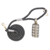 Stone Rope Dog Leash + Waste Bag Holder