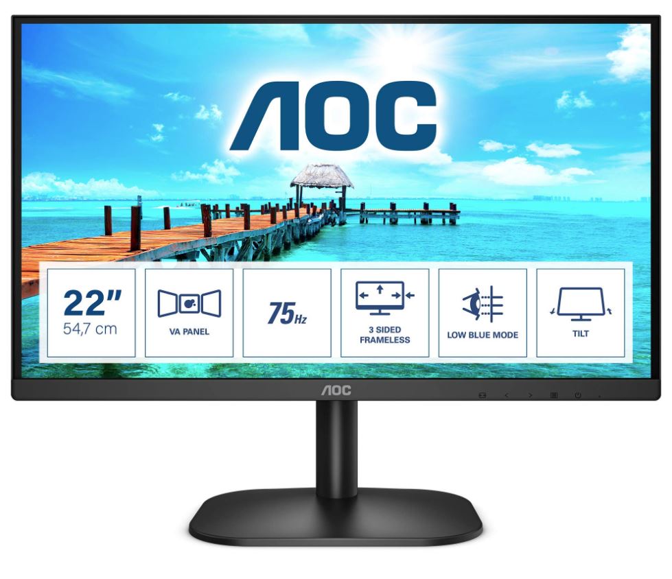 monitor aoc 21.5 22b2h