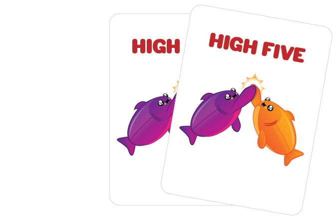 Happy Salmon big card examples