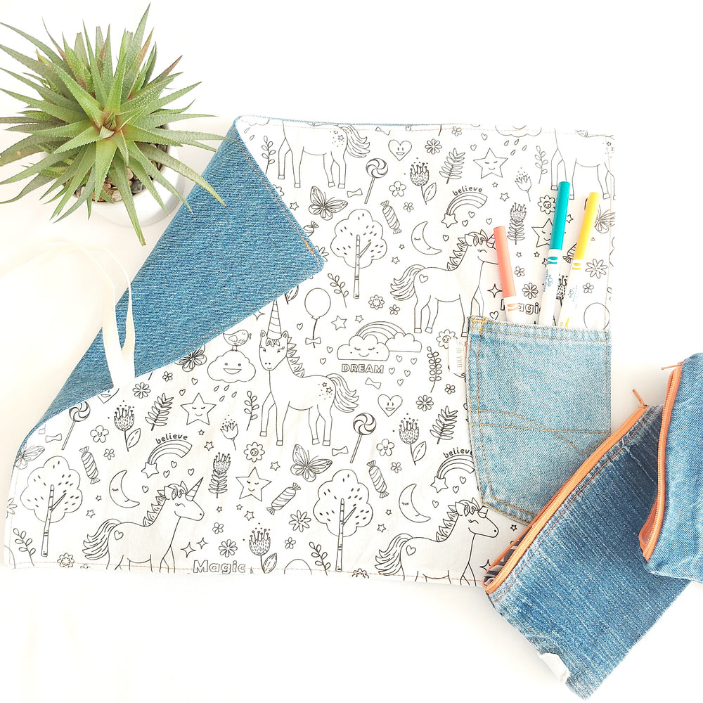 Trousse, étui à crayons jean recyclé - plusieurs coloris disponibles – Les  meilleurs produits et accessoires pour une maison écoresponsable, boutique  zéro déchet au Québec