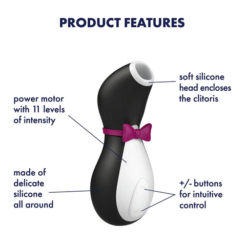 SATISFYER PRO PENGUIN CLITORAL SUCTION