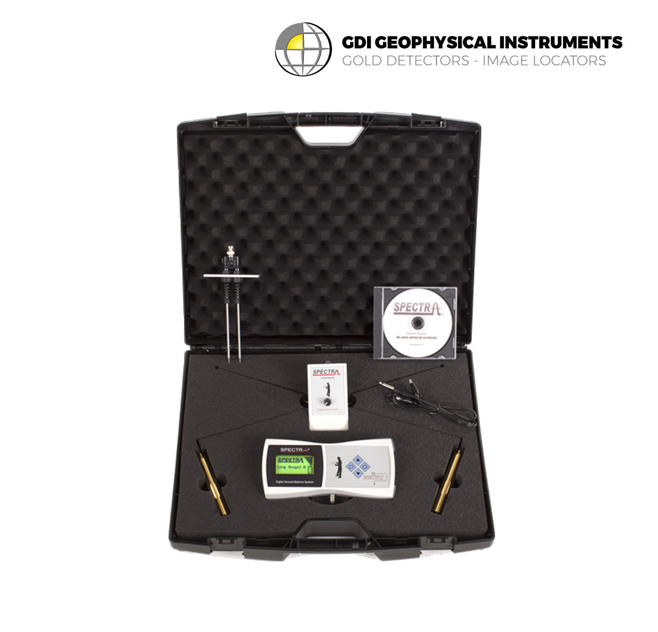 GDI Spectra Gold Detector  Localizador de Tesoros Omnidirectional Mod – El  Dorado Detectors