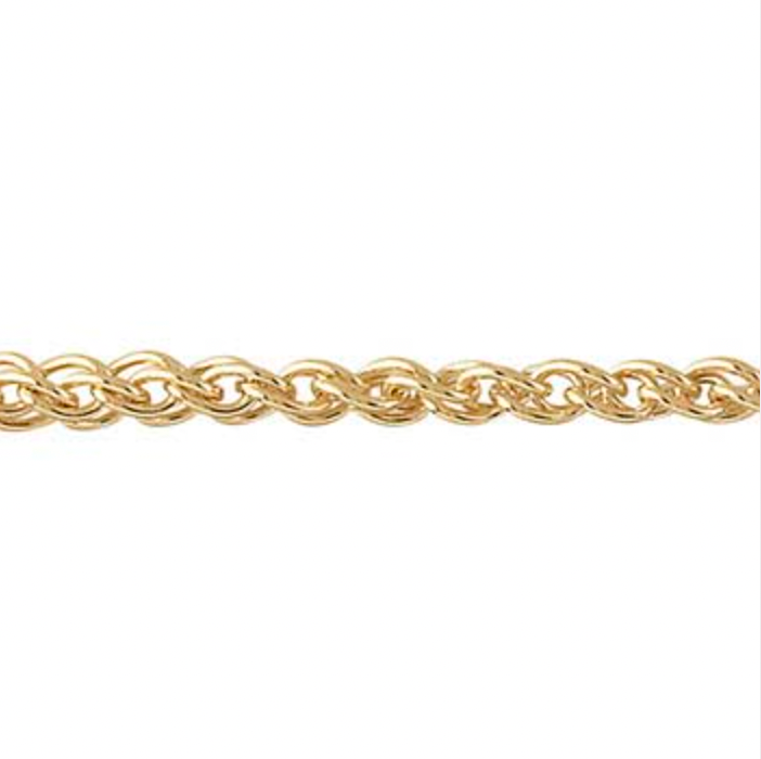 Permanent Jewelry 14K Goldfill Chain Bracelet - Circle Disc