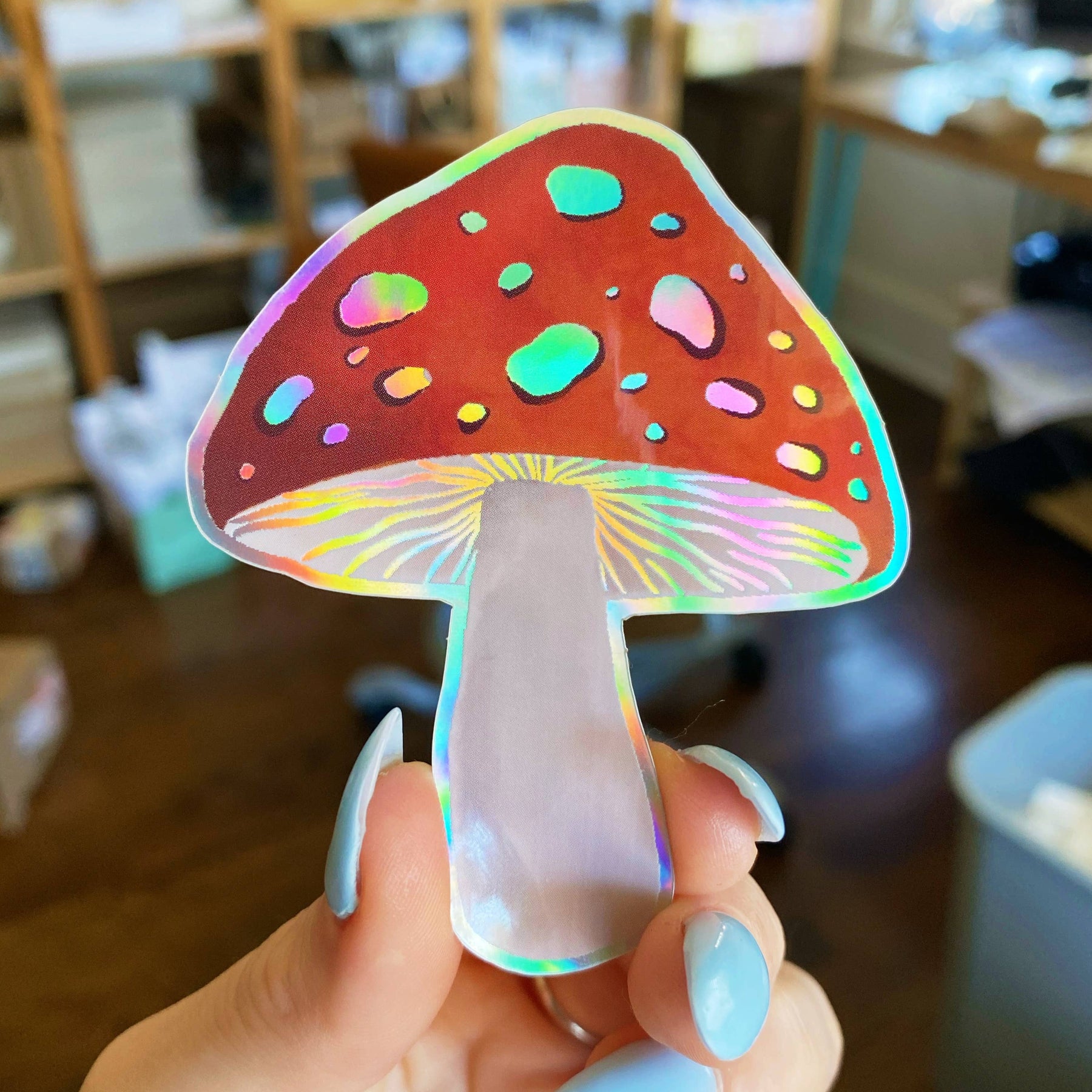 Moon Flower Mushroom Sticker – Sticker Art