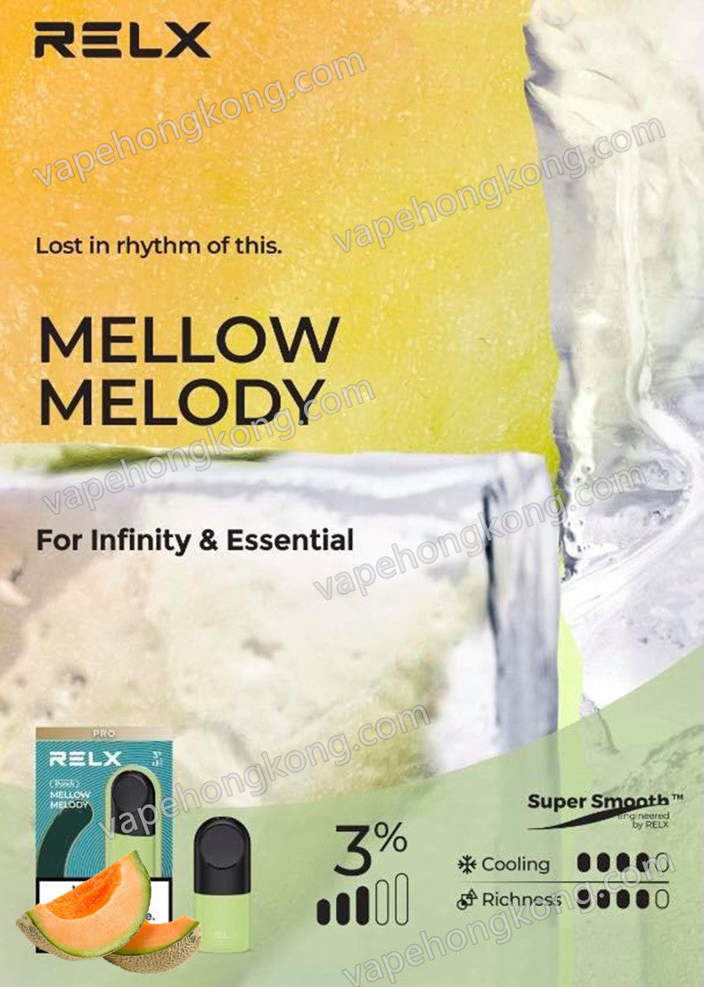 Relx Infinity Relx 4代煙彈 悅刻無限煙彈 (英文版)(煙彈x2 or x1)(通用Relx 4, 5代主機及通用機)