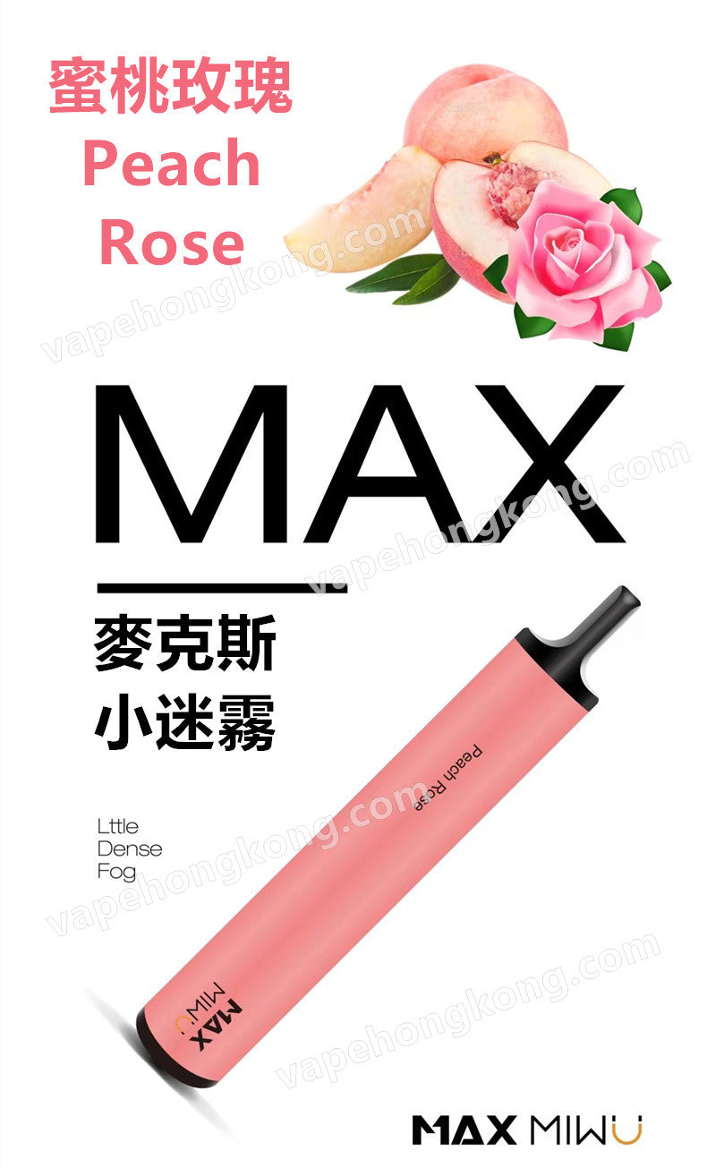 Max 小迷霧一次性電子煙(1000口)(多口味)