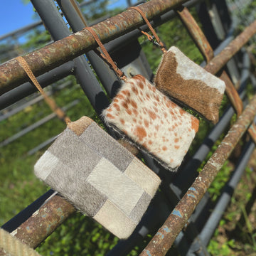 Cow Hide Clutch