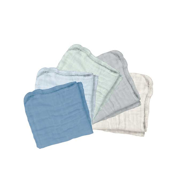 Organic Cotton Muslin Bibs (5 pack)  green sprouts®– Green Sprouts Retailer