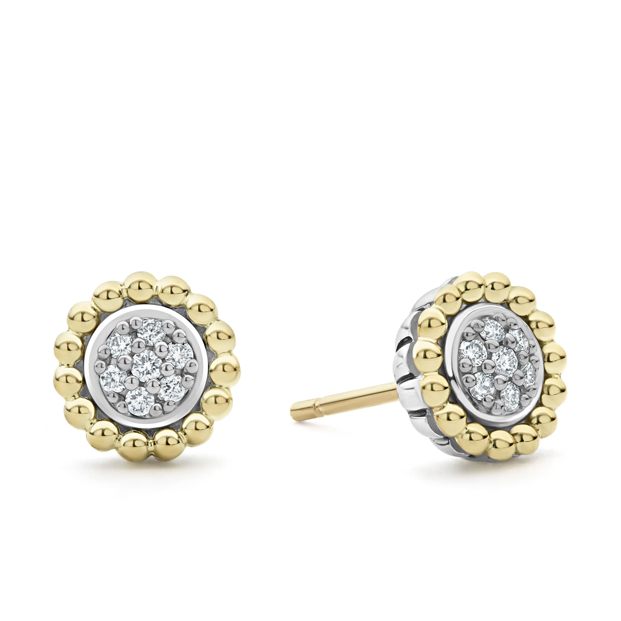 lagos diamond stud earrings