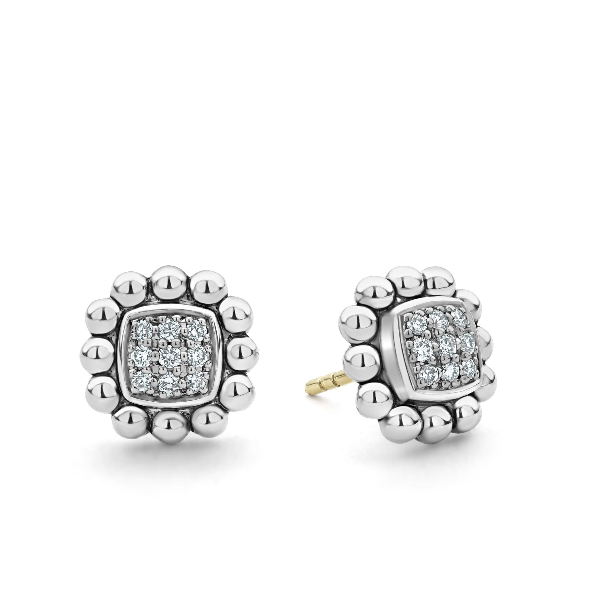 lagos diamond stud earrings