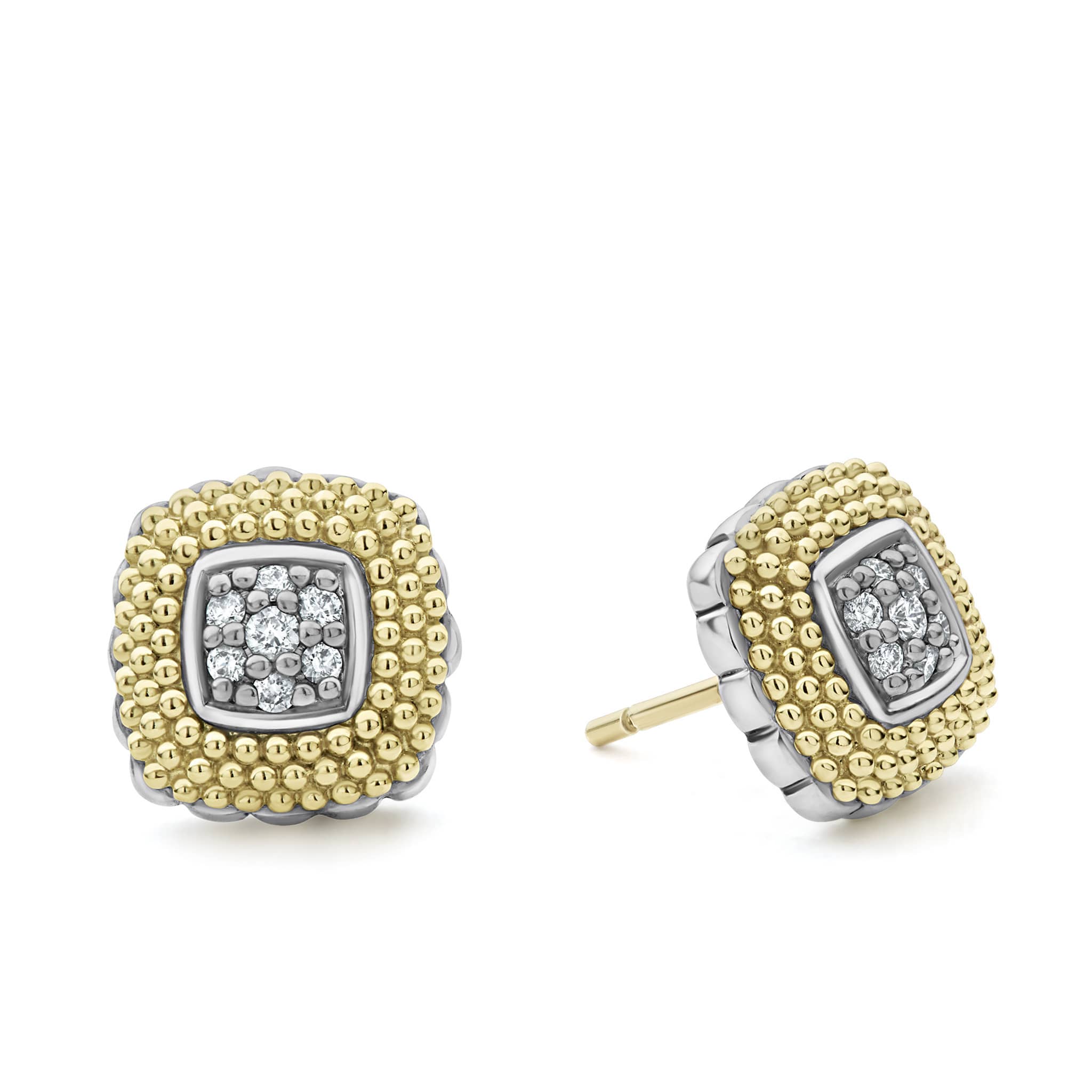 lagos diamond stud earrings