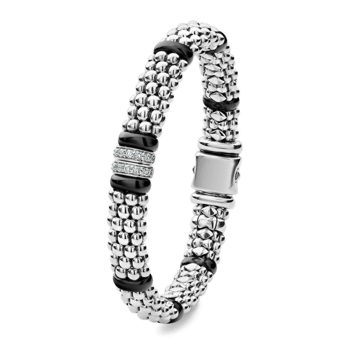 Diamond Caviar Bracelet | Black Caviar | LAGOS Jewelry