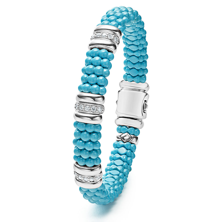 Diamond Caviar Bracelet | Blue Caviar | LAGOS Jewelry