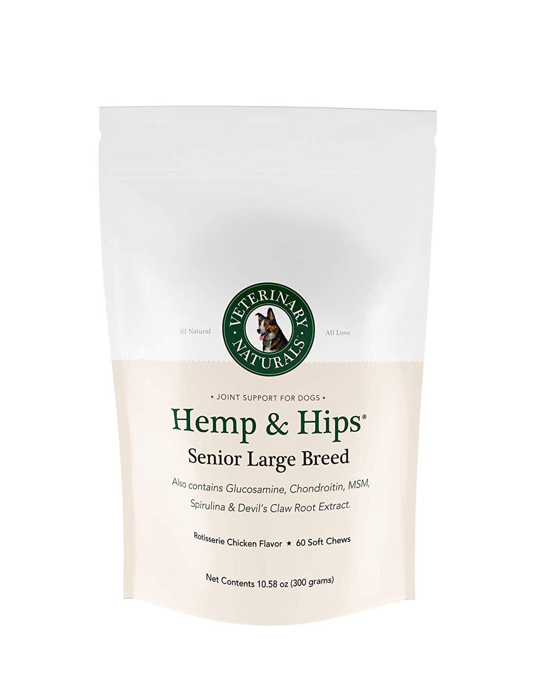 hemp and hips senior large breed