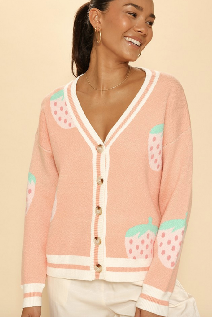 Blue Blush Floral Embroidered Cardigan – Franklin Sunset