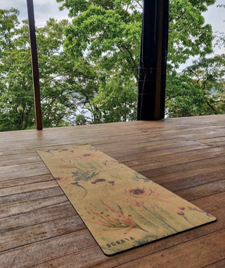 Night Bear Cork Yoga Mat, 4.5MM