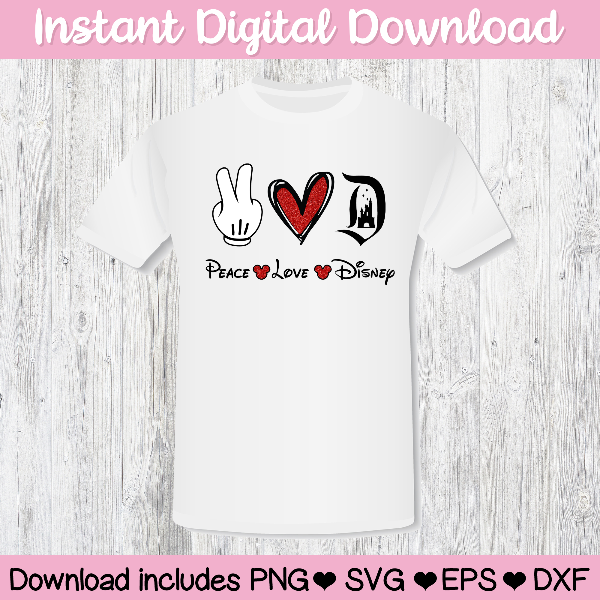 Free Free 259 Peace Love Mickey Svg SVG PNG EPS DXF File