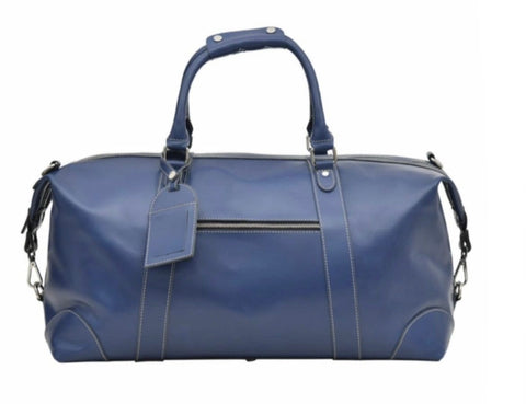 Hudson blue duffel bag