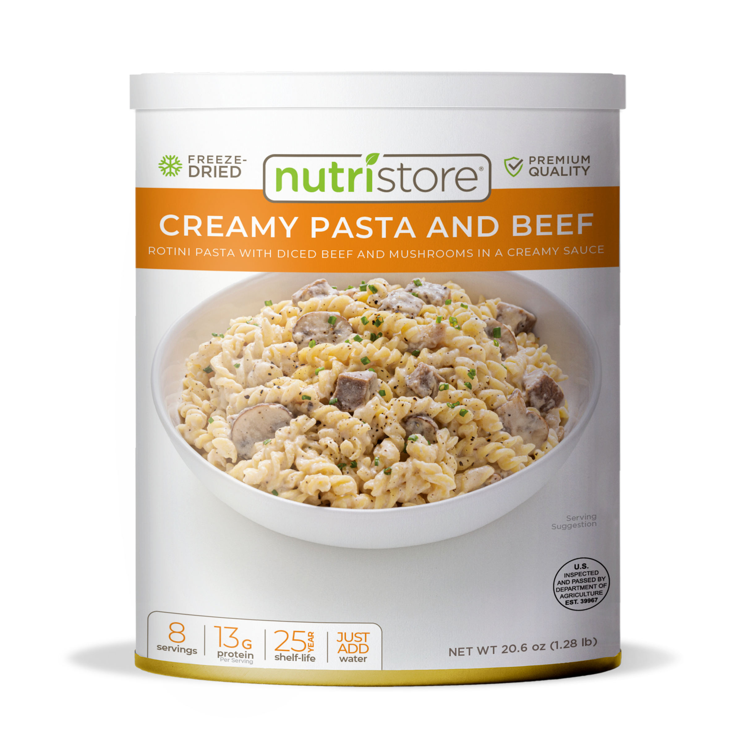 Creamy Pasta and Beef Freeze Dried - #10 Can – 