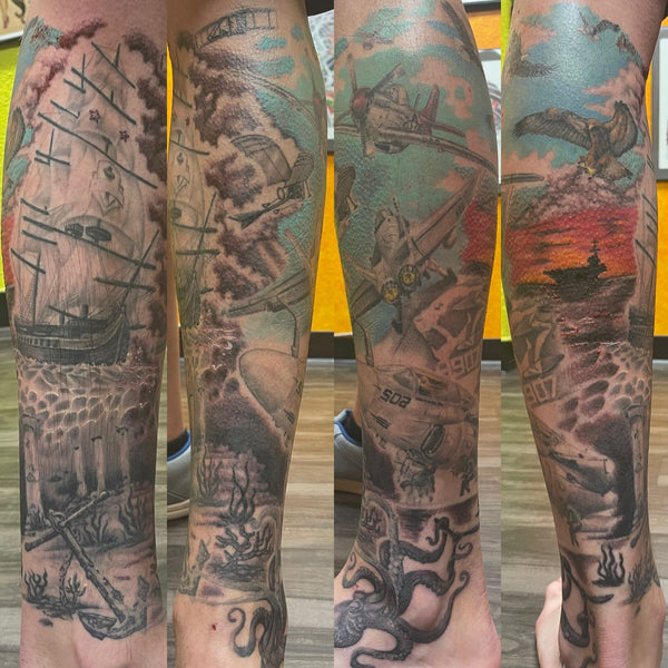 Ossian Staraj Tattoo  Fully healed leg sleeve GrecoRoman ancient leaders  and antique history themed Thanks Alexandre for your trust No filter  picture   Toronto Im coming  Pro team barbernorthstar 