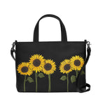 Yoshi Sunflower leather handbag