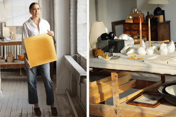 Carol Leskanic in her Connecticut studio