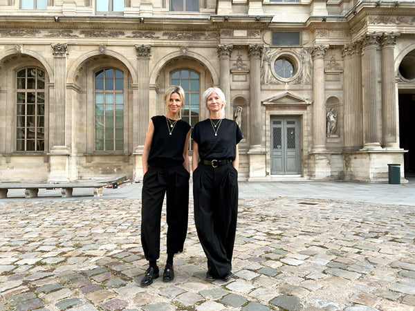 George Rings founders sisters Chelsea and Jade Paris Fashion Week Louvre