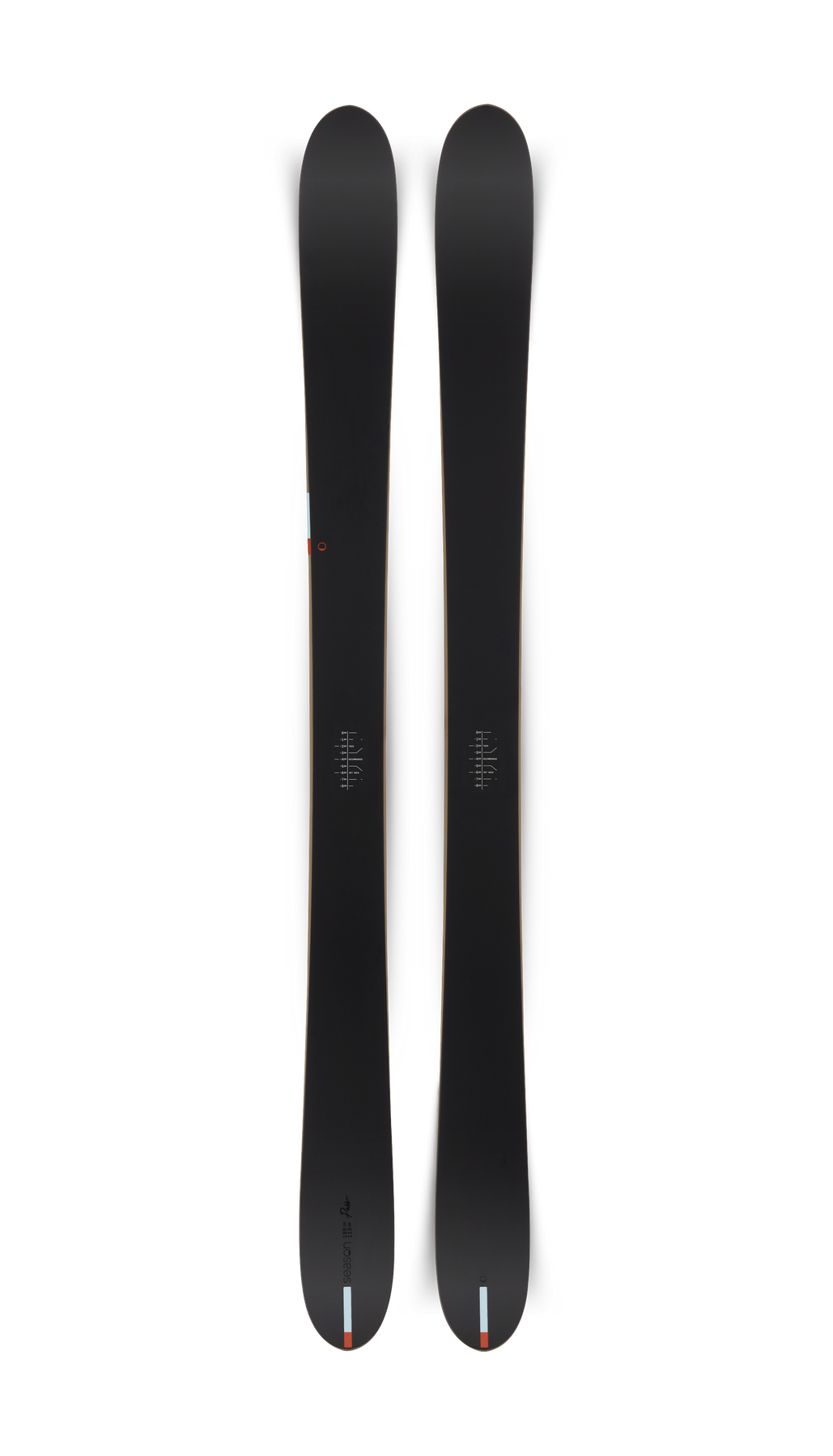 season pass skis season eqpt. a new model of ski shaped for powder