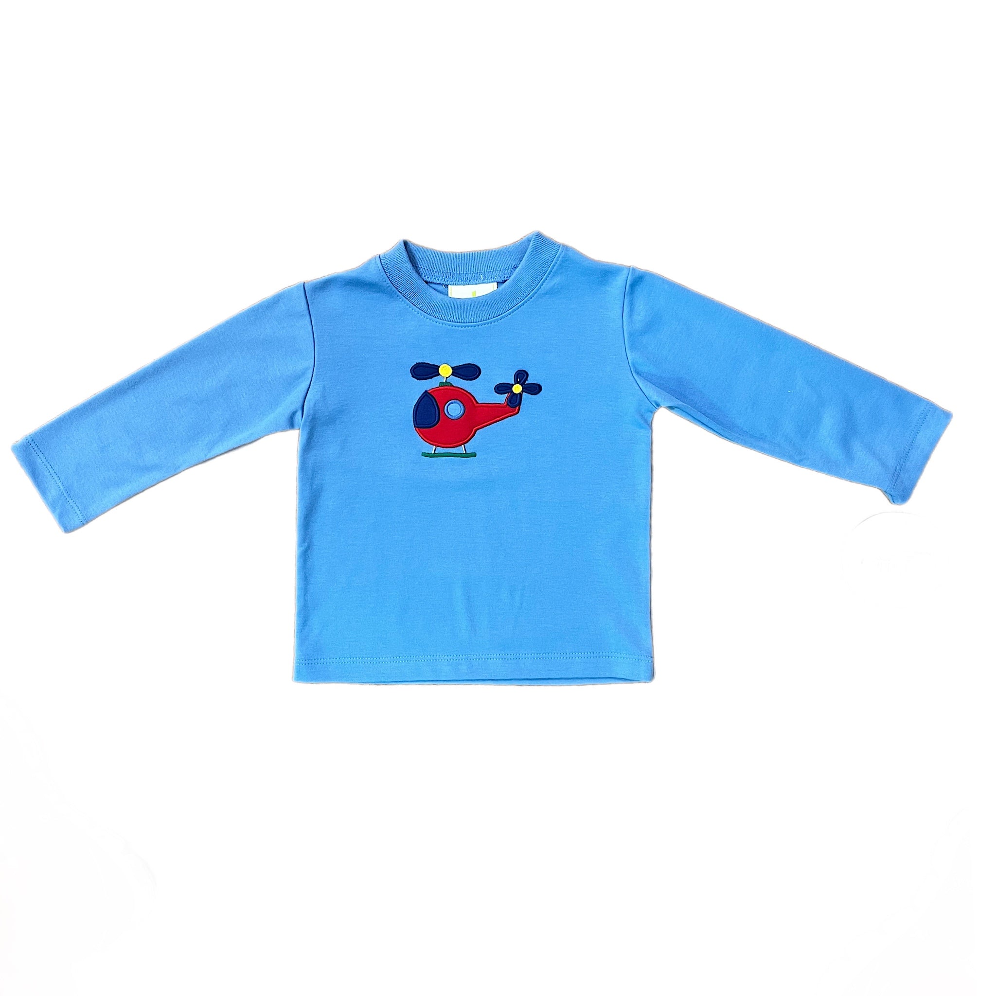 HELICOPTER APPLIQUE HARRY'S LONG SLEEVE PLAY TEE