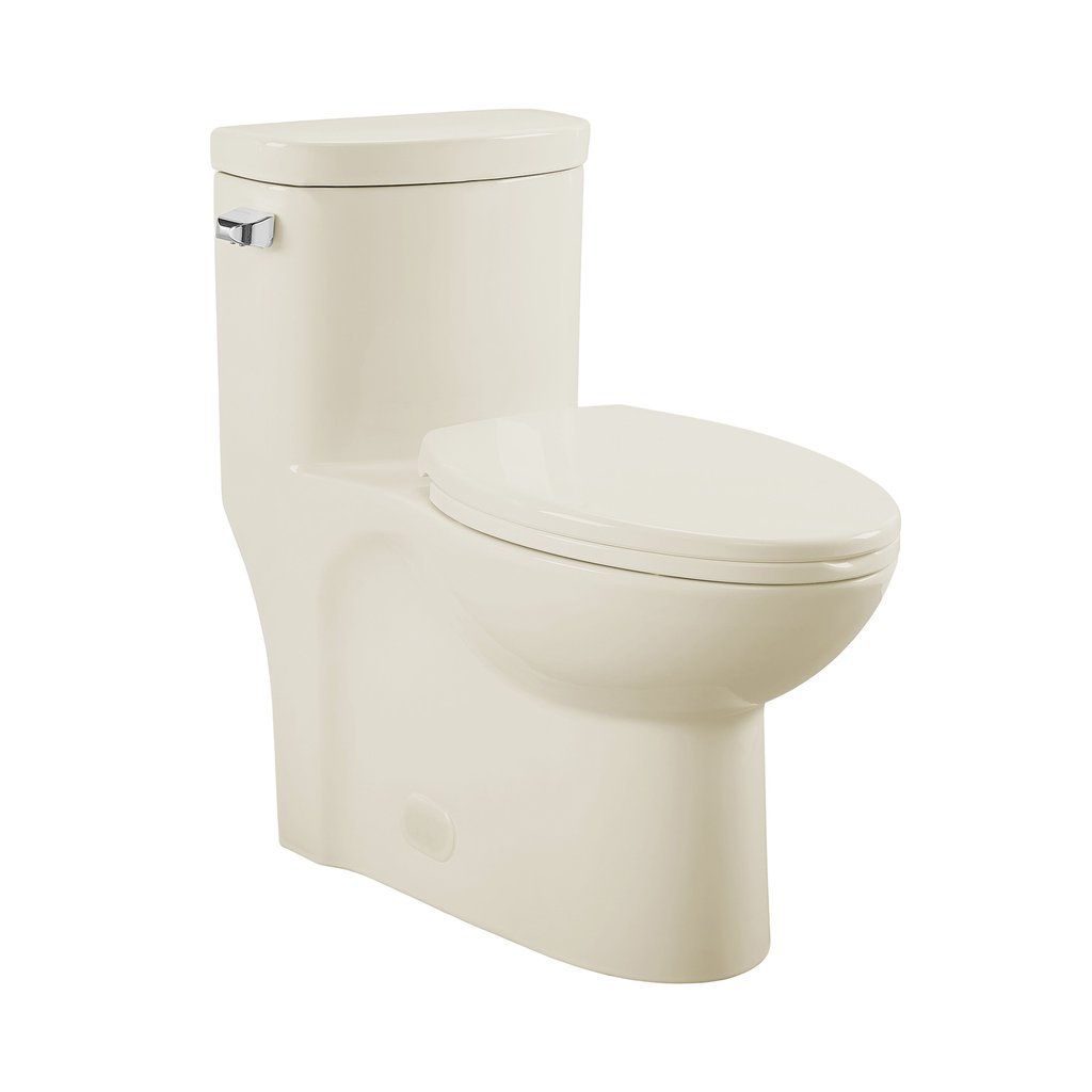 SM-1T206BQ Sublime One Piece Elongated Left Side Flush Handle Toilet In Bisque