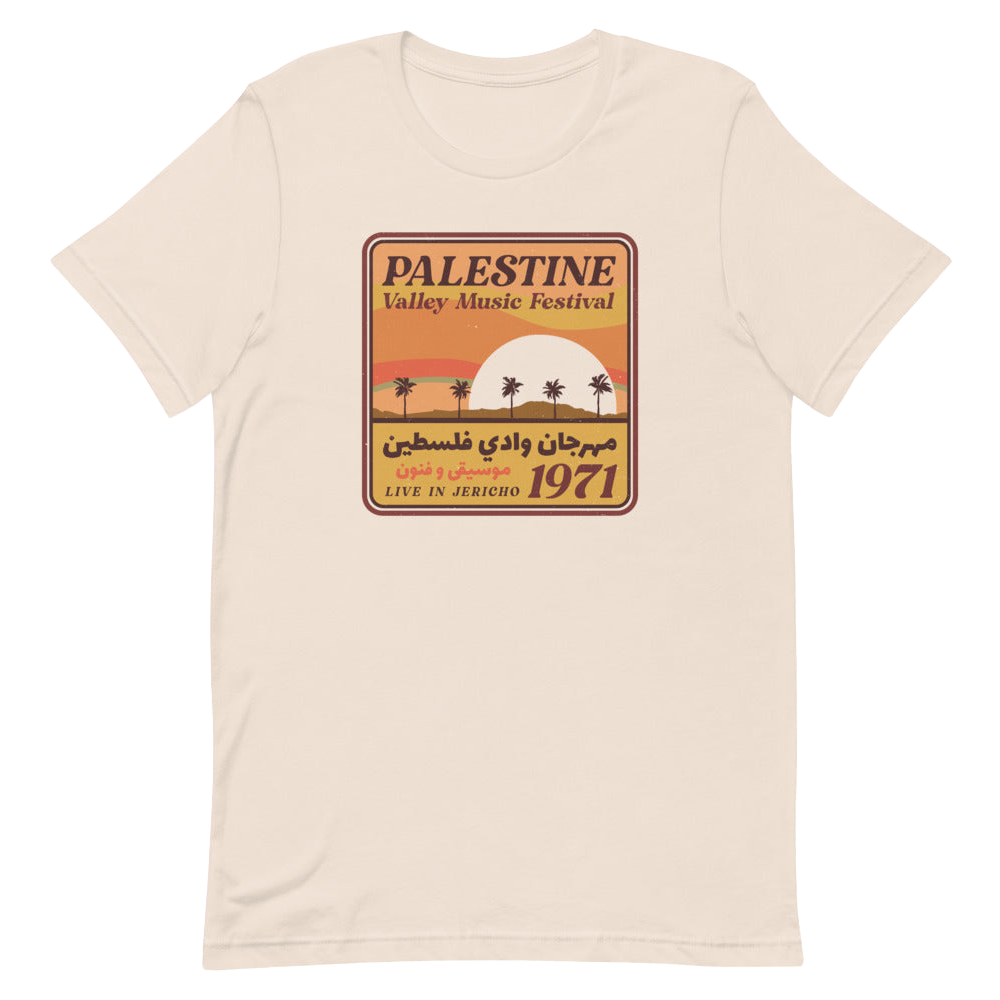 Palestine Valley Music Festival - T-shirt in Cream