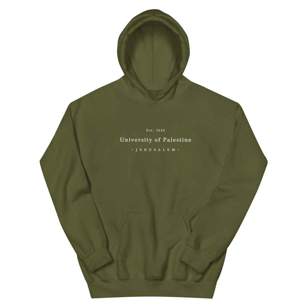 University of Palestine Green Hoodie Merch