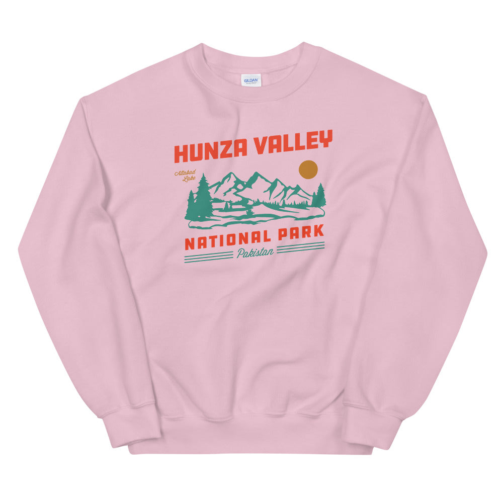 Park Crewneck Sweater - Pale Pink Fleece