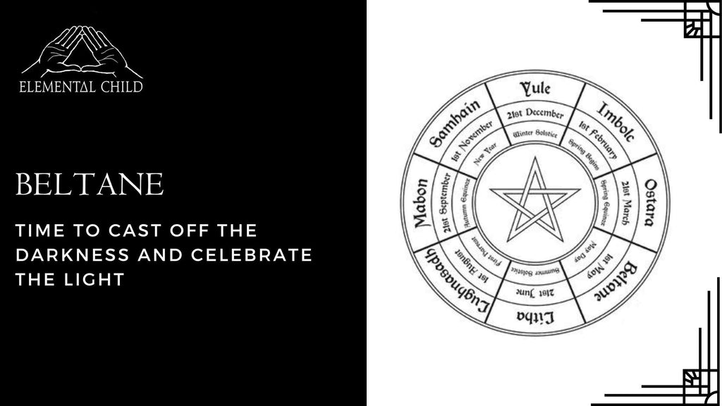 Crystal crowns, the celebration of Beltane celtic wheel, by Elemental Child