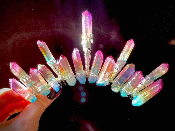 Pride Rainbow Crystal Crown by Elemenal Child