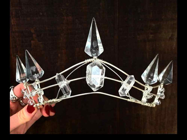 Lyra Crystal Crown by Elemental Child