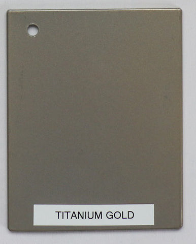 Titanium Gold Powdercoat