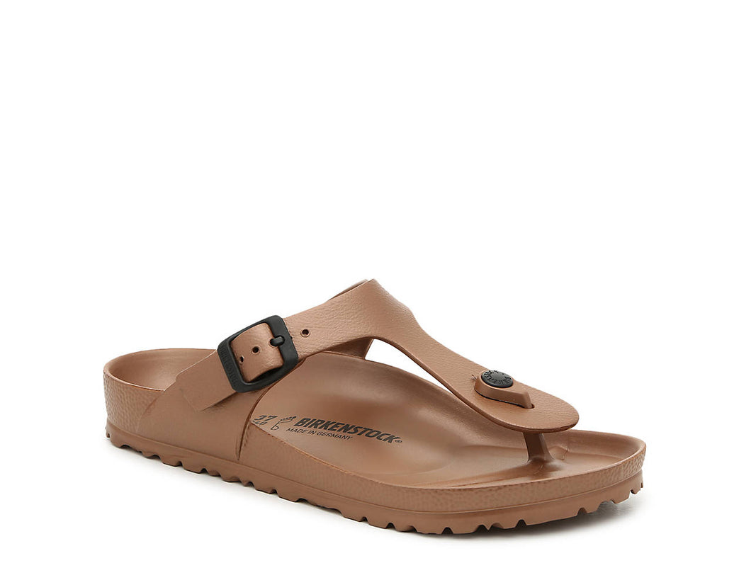 birkenstock gizeh eva bronze