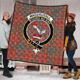 Macdougall Family Ancient Tartan Crest Quilt