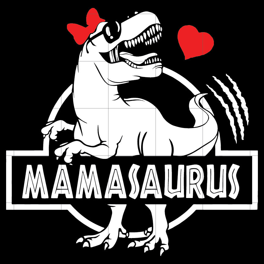 Download Mamasaurus Svg Mama Saurus T Rex Dinosaur Jurasskicked Shirt Fam Waikenz