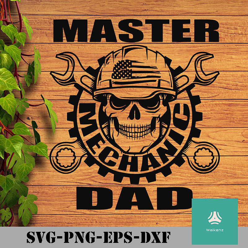 Download Master Mechanic Dad Svg Png Dxf Eps Digital File Waikenz