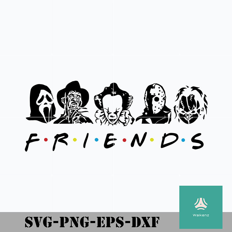 Free Free 90 Silhouette Horror Movie Horror Friends Svg SVG PNG EPS DXF File