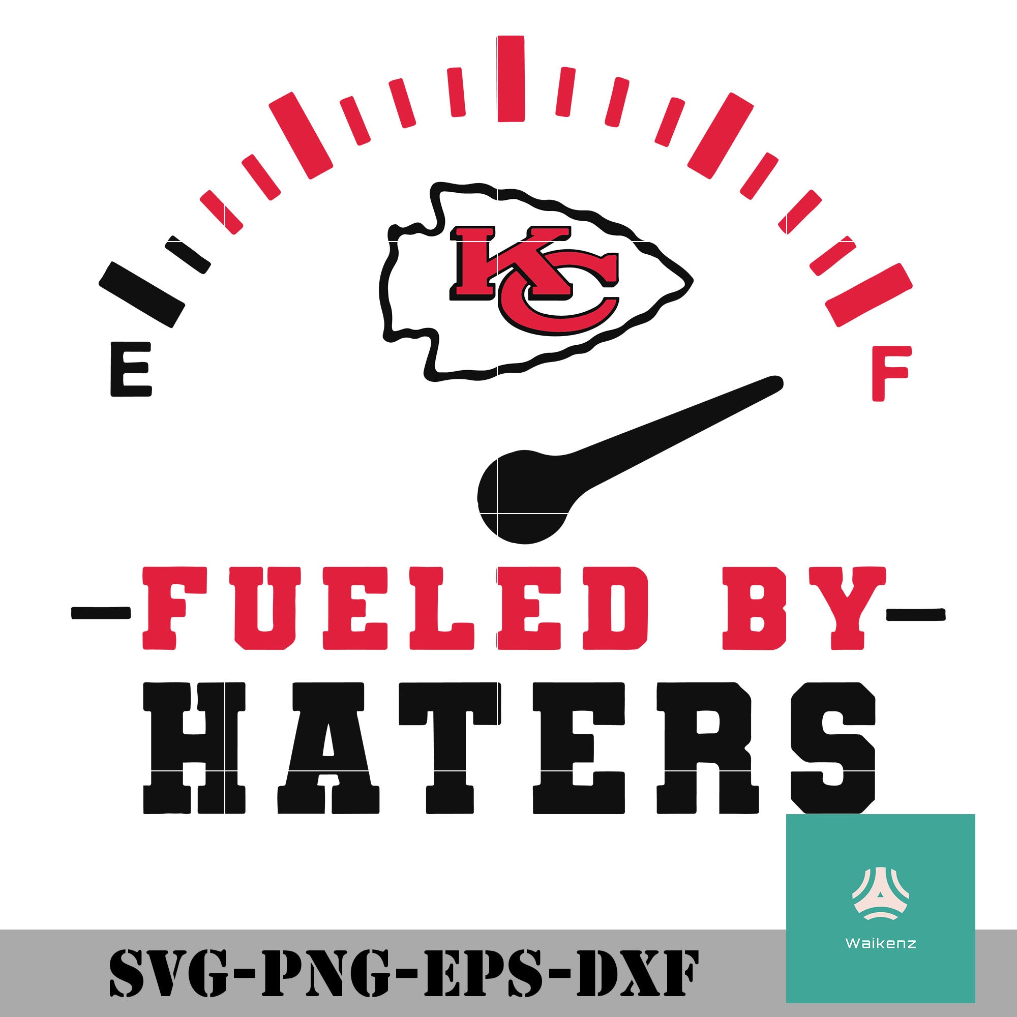 Download Kansas City Chiefs Fueled By Haters Svg Kansas City Chiefs Svg Png Waikenz