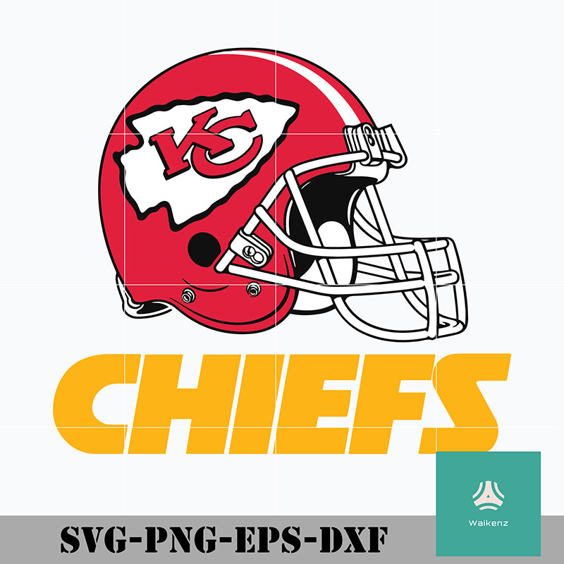 Kansas City Chiefs Helmet Logos Svg Kansas City Chiefs Svg Chiefs Sv Waikenz