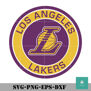 Los Angeles Lakers Logo Svg Lakers Logo Svg Nba Svg Png Dxf Eps D Waikenz